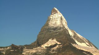 Link to Video | landscape, tourist destination, Alps, Earth's surface, Matterhorn, summit, region of interest, Swiss Alps, Switzerland, Europe, mountain range, tourist attraction, Italy–Switzerland border, nature, Valais, mountain, point of interest