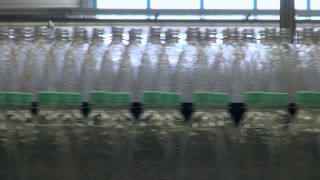 Link to Video | bottled water, liquid, Rhineland-Palatinate, industrial building, Gerolsteiner Brunnen, bottling company, Eifel, mineral water, Germany, food, non-alcoholic beverage, water, bottling, drink, bottling line, drinking water, bottle, factory