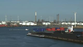 Link to Video | logistics, port settlement, mode of transport, Rotterdam, economic sector, port, Netherlands, transport, industrial sector