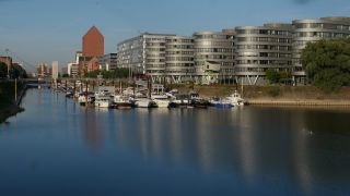 Link to Video | North Rhine-Westphalia, city block, big city, Ruhr, Germany, Duisburg, port, Europe, city