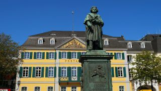 Link to Video | North Rhine-Westphalia, Germany, Münsterplatz, Central Europe, urban municipality of Germany, Europe, monument, city, Rhine, Bonn, Beethoven Monument