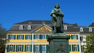 Link to Video | North Rhine-Westphalia, Germany, Münsterplatz, Central Europe, urban municipality of Germany, Europe, monument, city, Rhine, Bonn, Beethoven Monument
