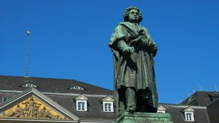 Link to Video | North Rhine-Westphalia, Germany, Münsterplatz, Central Europe, urban municipality of Germany, Europe, monument, city, Rhine, Bonn, Beethoven Monument