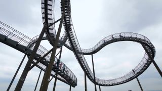 Link to Video | Ulrich Genth, creative work, Tiger and Turtle – Magic Mountain, Germany, Heike Mutter, Heike Mutter and Ulrich Genth, Duisburg, region of interest, Central Europe, metal artwork, Europe, aerial shot, Angerpark, tourist attraction, work of art, sculpture, point of interest, Metall