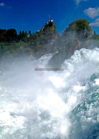 Link to Photo | Schaffhausen, body of water, Rhine Falls, Central Europe, waterfall, watercourse, Switzerland, Austria, Bern