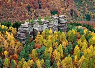 Link to Photo | landscape, autumn, rock, Rhineland, Saar, Germany, Saar-Hunsrück Nature Park, forest, Kastel-Staadt, nature