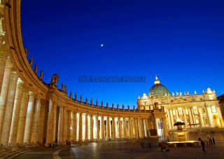 Link to Photo | St. Peter's Basilica, Province of Rome, big city, Metropolitan City of Rome, Rome, Vatican City, Italy, Europe, capital city, Mediterranean Basin