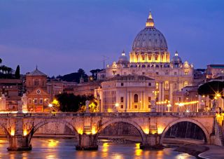 Link to Photo | St. Peter's Basilica, Province of Rome, big city, Metropolitan City of Rome, Rome, Vatican City, Italy, Europe, capital city, Mediterranean Basin