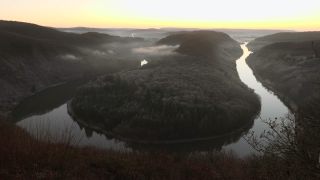 Link to Video | landscape, Saarland, Saar, Germany, river, Saarschleife, Mettlach, tourist attraction, Merzig-Wadern, nature, point of interest