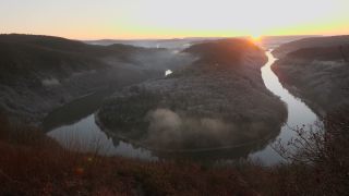 Link to Video | landscape, Saarland, Saar, Germany, river, Saarschleife, Mettlach, tourist attraction, Merzig-Wadern, nature, point of interest