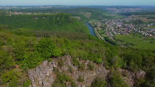 Link to Video | landscape, Saar, Taben-Rodt, Germany, summit, Maunert, river, mountain range, mountain, Trier-Saarburg