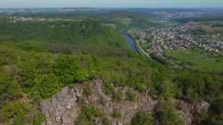 Link to Video | landscape, Saar, Taben-Rodt, Germany, summit, Maunert, river, mountain range, mountain, Trier-Saarburg