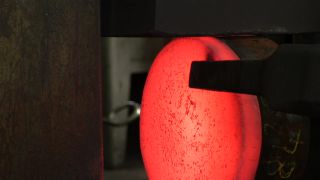 Link to Video | Germany, activity, ferrous metallurgy, workpiece, hammer mill, smithy, heavy industry, workplace, industrial sector