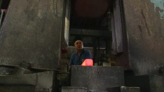 Link to Video | Germany, activity, ferrous metallurgy, workpiece, hammer mill, smithy, heavy industry, workplace, industrial sector