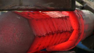 Link to Video | Germany, activity, ferrous metallurgy, workpiece, hammer mill, smithy, heavy industry, workplace, industrial sector