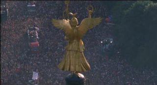 Link to Photo | occurrence, crowd, Love Parade, techno, Germany, screenshot, 1997, 1999, color, 35 mm film, July 12, Straße des 17. Juni, wide shot, Technoparade, 2K resolution, analog camera, capital city, queer, 35 Millimeter, photographic film, Berlin, Party (role-playing games), Berlin Babylon, documentary film