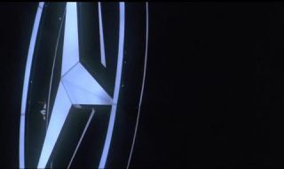 Link to Photo | rotation, Germany, Mercedes-Benz stars, screenshot, color, 35 mm film, Mercedes, 2K resolution, capital city, night, photographic film, Berlin, Europa-Center, Berlin Babylon