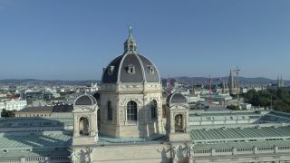 Link to Video | footage, big city, million city, Vienna, Federal State of Austria, metropolis, 4K resolution, 2019, federal capital, Innere Stadt, Western Europe, Austria, Europe, aerial shot, capital city, Museum of Natural History, MuseumsQuartier, Maria-Theresien-Platz