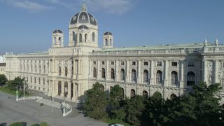 Link to Video | footage, big city, million city, Vienna, Federal State of Austria, metropolis, 4K resolution, 2019, federal capital, Innere Stadt, Western Europe, Austria, Europe, aerial shot, capital city, Museum of Natural History, MuseumsQuartier, Maria-Theresien-Platz
