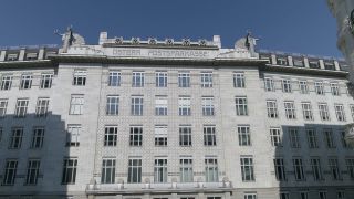 Link to Video | footage, big city, million city, Vienna, Federal State of Austria, metropolis, 4K resolution, 2019, federal capital, Innere Stadt, Western Europe, Austria, Europe, aerial shot, capital city, Austrian Postal Savings Bank