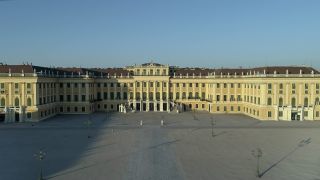 Link to Video | footage, Schönbrunn Palace, Austrian Empire, big city, million city, Vienna, Federal State of Austria, Neptunbrunnen, metropolis, palace park of Schönbrunn, 4K resolution, 2019, federal capital, Innere Stadt, Western Europe, Austria-Hungary, Austria, Europe, aerial shot, capital city, tourist attraction, Hietzing, Palace and gardens of Schönbrunn, House of Habsburg, château, Gloriette