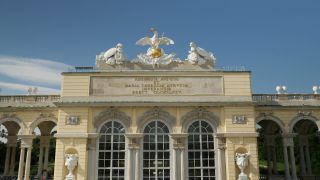 Link to Video | footage, Schönbrunn Palace, Austrian Empire, big city, million city, Vienna, Federal State of Austria, Neptunbrunnen, metropolis, palace park of Schönbrunn, 4K resolution, 2019, federal capital, Innere Stadt, Western Europe, Austria-Hungary, Austria, Europe, aerial shot, capital city, tourist attraction, Hietzing, Palace and gardens of Schönbrunn, House of Habsburg, château, Gloriette