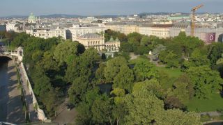 Link to Video | Am Stadtpark, footage, Kursalon Vienna, big city, million city, Vienna, Federal State of Austria, metropolis, 4K resolution, 2019, federal capital, Innere Stadt, Western Europe, Austria, Europe, Vienna Ring Road, aerial shot, capital city, Wien