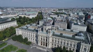 Link to Video | footage, big city, million city, Vienna, Federal State of Austria, metropolis, 4K resolution, 2019, federal capital, Innere Stadt, Western Europe, Austria, Europe, Vienna Ring Road, aerial shot, capital city, Heldenplatz