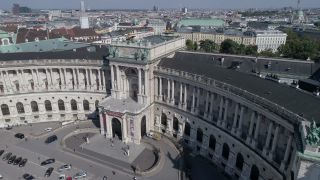 Link to Video | footage, big city, million city, Vienna, Federal State of Austria, metropolis, 4K resolution, 2019, federal capital, Innere Stadt, Western Europe, Austria, Europe, Vienna Ring Road, aerial shot, capital city, Heldenplatz