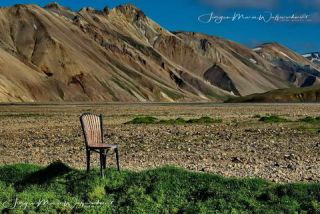 Link to Photo | JMW, tourist destination, chair, Iceland, Photoart, Iceland, art
