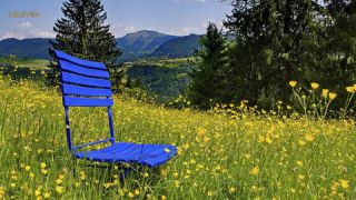 Link to Photo | art gallery, blue, photography, 11ELEVEN.art, JMW, chair, folding chair, Photoart, non-fungible token, art, acrylic sheet