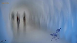 Link to Photo | art gallery, blue, photography, 11ELEVEN.art, JMW, chair, folding chair, Photoart, non-fungible token, art, acrylic sheet