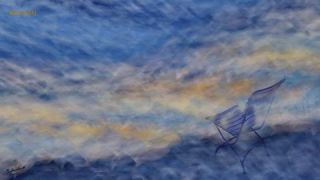 Link to Photo | art gallery, blue, photography, 11ELEVEN.art, JMW, chair, folding chair, Photoart, non-fungible token, art, acrylic sheet