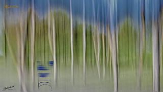 Link to Photo | art gallery, blue, photography, 11ELEVEN.art, JMW, chair, folding chair, Photoart, non-fungible token, art, acrylic sheet
