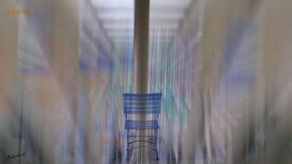Link to Photo | art gallery, blue, photography, 11ELEVEN.art, JMW, chair, folding chair, Photoart, non-fungible token, art, acrylic sheet