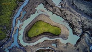 Link to Photo | art gallery, landscape, photography, 11ELEVEN.art, JMW, Photoart, Iceland, aerial shot, non-fungible token, art, acrylic sheet, nature