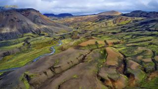 Link to Photo | art gallery, landscape, photography, 11ELEVEN.art, JMW, Photoart, Iceland, aerial shot, non-fungible token, art, acrylic sheet, nature, highland