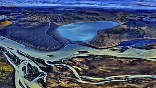 Link to Photo | art gallery, landscape, photography, 11ELEVEN.art, JMW, Photoart, Iceland, aerial shot, non-fungible token, art, acrylic sheet, nature, highland