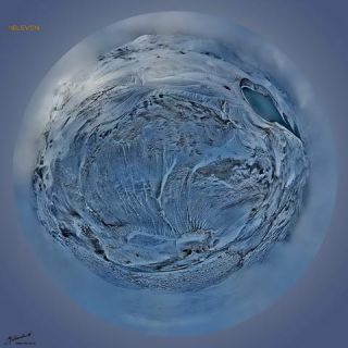 Link to Photo | art gallery, bird's-eye view, photography, 11ELEVEN.art, JMW, Earth, Planet Erde, Photoart, little planet effect, aerial shot, non-fungible token, planet, art, acrylic sheet