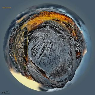 Link to Photo | art gallery, bird's-eye view, photography, 11ELEVEN.art, JMW, Earth, Planet Erde, Photoart, little planet effect, aerial shot, non-fungible token, planet, art, acrylic sheet