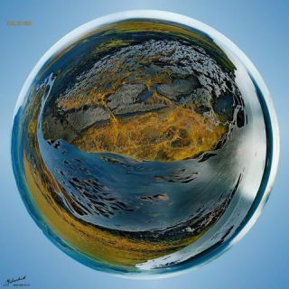 Link to Photo | art gallery, bird's-eye view, photography, 11ELEVEN.art, JMW, Earth, Planet Erde, Photoart, little planet effect, aerial shot, non-fungible token, planet, art, acrylic sheet