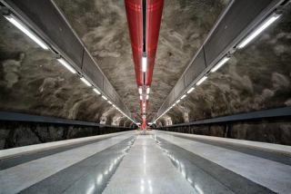 Link to Photo | Stockholm, Scandinavia, color, 2016, Stockholm Metro, Sweden, capital city, rapid transit, tourist attraction, art, metro station