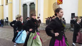 Link to Video | Oberallgäu, Oberallgäu, Ortschaft, Oberstaufen, Allgäu, Full High Definition, Germany, sound on tape, color, custom, 2019, Staufner Fasnatziestag, traditional costume, folk culture, city, market municipality, Bavaria