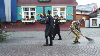 Link to Video | Oberallgäu, Oberallgäu, Allgoviachen, Oberstaufen, Allgäu, Germany, 4K resolution, custom, Staufner Fasnatziestag, traditional costume, folk culture, 2023, market municipality, Bavaria