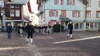 Link to Video | Oberallgäu, Oberallgäu, Allgoviachen, Oberstaufen, Allgäu, Germany, 4K resolution, custom, Staufner Fasnatziestag, traditional costume, folk culture, 2023, market municipality, Bavaria