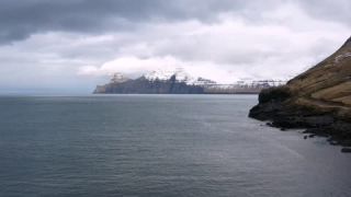 Link to Video | landscape, March, volcanic island, tourist destination, winter, spring, rock, color, island, 4K resolution, 2020, Northern Europe, North Atlantic Ocean, Faroe Islands, aerial shot, nature