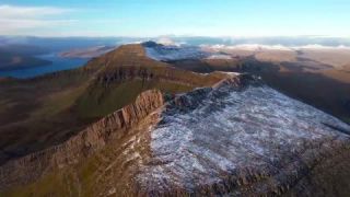 Link to Video | landscape, volcanic island, tourist destination, November, color, island, Northern Europe, North Atlantic Ocean, Faroe Islands, aerial shot, 2021, nature