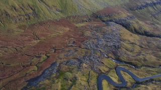 Link to Video | landscape, volcanic island, tourist destination, November, color, island, Northern Europe, North Atlantic Ocean, Faroe Islands, aerial shot, 2021, nature