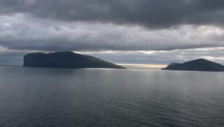 Link to Video | landscape, volcanic island, tourist destination, August, summer, color, Northern Europe, North Atlantic Ocean, Faroe Islands, aerial shot, 2021, nature