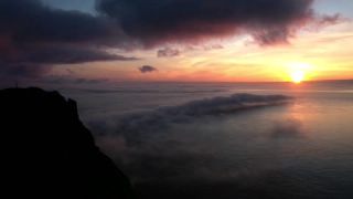 Link to Video | landscape, volcanic island, tourist destination, August, summer, color, Northern Europe, North Atlantic Ocean, Faroe Islands, aerial shot, 2021, nature